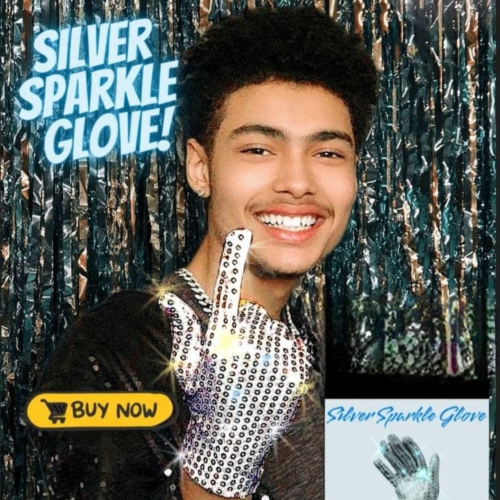MJ Silver Sequin Glove!